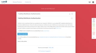 
                            7. YubiKey Multifactor Authentication - LogMeIn Support - LogMeIn, Inc.