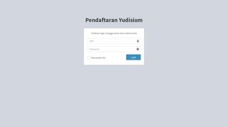 
                            5. Yudisium | Log in