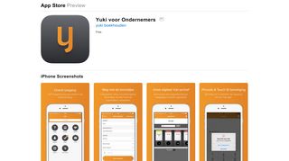 
                            5. Yuki voor Ondernemers on the App Store - iTunes - Apple