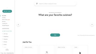 
                            2. Yummly: Personalized Recipe Recommendations and Search