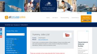
                            5. Yummy Jobs Ltd - Current jobs - Cruise Ship Jobs