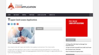 
                            5. Yuppie Cash Loans Application | Loan application