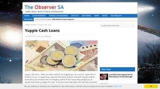
                            12. Yuppie Cash Loans | The Observer