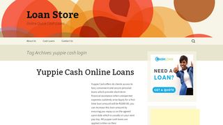 
                            4. Yuppie Cash Login | Loan Store