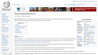 
                            13. Yura Corporation d.o.o. - Wikipedia