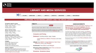 
                            9. YVC Library and Media Services