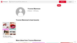 
                            13. Yvonne Mamman (ymamman) auf Pinterest