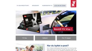 
                            1. YX Visa Kredittkort - Rabatt på bensin og valgfri bonus