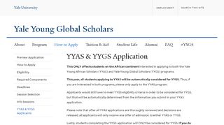 
                            5. YYAS & YYGS Application | Yale Young Global Scholars