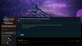 
                            9. Z-Shadow Hacked my account please help! - Boards - League of Legends