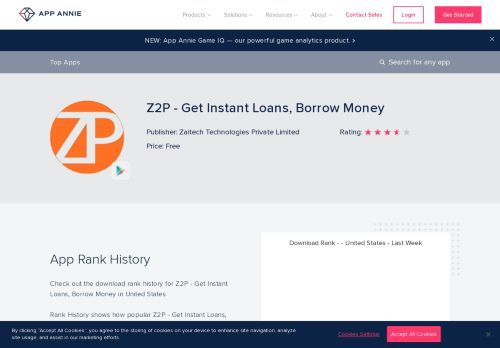 
                            6. Z2P - Get Instant Loans, Borrow, Lend, Invest App Ranking and Store ...