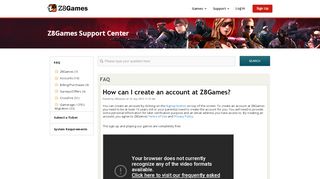 
                            4. Z8Games - Free Gaming. Evolved. How can I create an account at ...