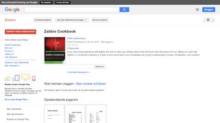 
                            9. Zabbix Cookbook - Resultaten voor Zoeken naar boeken met Google