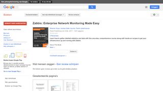 
                            12. Zabbix: Enterprise Network Monitoring Made Easy - Resultaten voor Zoeken naar boeken met Google