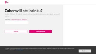
                            7. Zaboravili ste lozinku, Moj Telekom Portal | Hrvatski Telekom