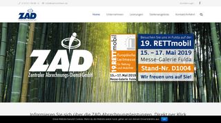 
                            1. ZAD Online – Service der Zentraler Abrechnungsdienst GmbH