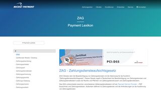 
                            11. ZAG - Zahlungsdiensteaufsichtsgesetz - micropayment GmbH