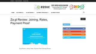 
                            11. Za.gl Review: Joining, Rates, Payment Proof - Make Money with URL