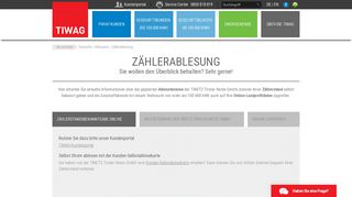 
                            3. Zählerablesung - TIWAG