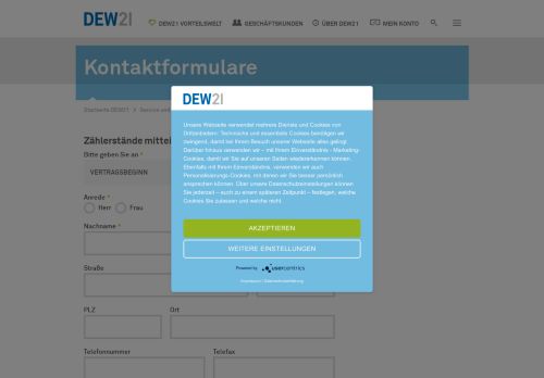 
                            4. Zählerstand eingeben - einfach und schnell online – DEW21