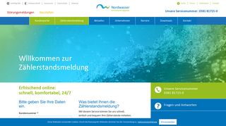 
                            4. Zählerstand - Nordwasser