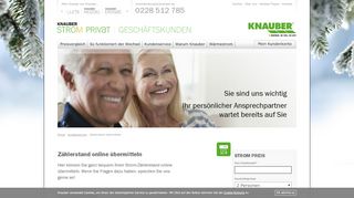 
                            6. Zählerstand übermitteln – Kundenportal online ... - Knauber Strom