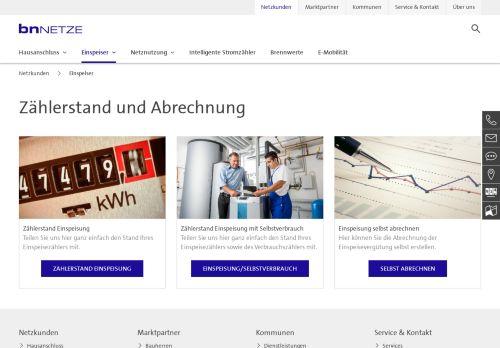 
                            11. Zählerstand und Abrechnung - bnNETZE GmbH