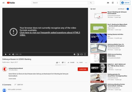 
                            7. Zahlung erfassen im SZKB E-Banking - YouTube