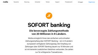 
                            6. Zahlungen über SOFORT Banking empfangen – Mollie