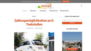 
                            13. Zahlungsmöglichkeiten an E-Tankstellen - Energieleben