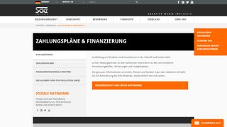 
                            4. ZAHLUNGSPLÄNE & FINANZIERUNG | SAE Institute Deutschland ...