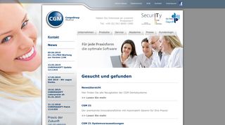 
                            10. Zahnarztsoftware | CGM Dentalsysteme - gesucht und gefunden