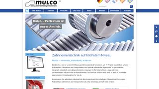 
                            5. Zahnriementechnik | MULCO ®