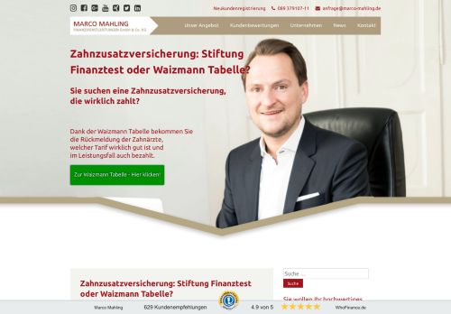 
                            8. Zahnzusatzversicherung - Zahnärzte bewerten über die ...