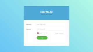 
                            6. Zain Track Login