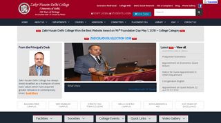 
                            9. Zakir Husain Delhi College – Official Website