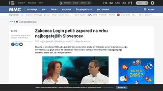 
                            8. Zakonca Login petič zapored na vrhu najbogatejših Slovencev - RTV Slo