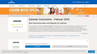 
                            13. Zalando Gutschein | 50% Rabatt | Jetzt sparen! | SPARWELT