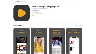 
                            6. Zalando Lounge - Shopping Club on the App Store - iTunes - Apple