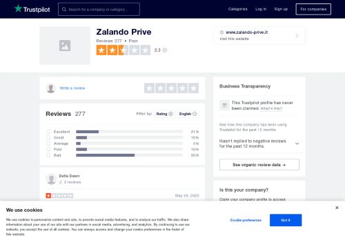 
                            11. Zalando Prive Reviews | Read Customer Service Reviews of www ...