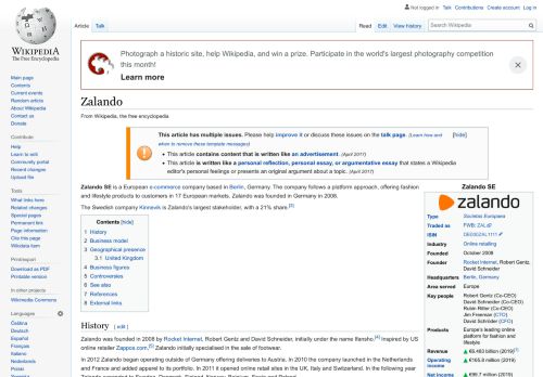 
                            9. Zalando - Wikipedia