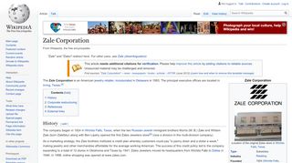 
                            13. Zale Corporation - Wikipedia
