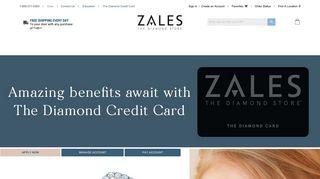 
                            5. Zales credit card - No and low interest credit card account. Special ...