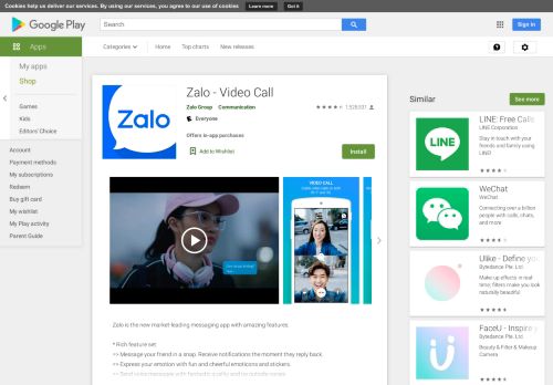 
                            4. Zalo - Video Call - Apps on Google Play