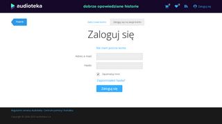 
                            10. Zaloguj się - Audioteka.com