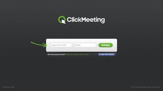 
                            5. Zaloguj się do ClickMeeting