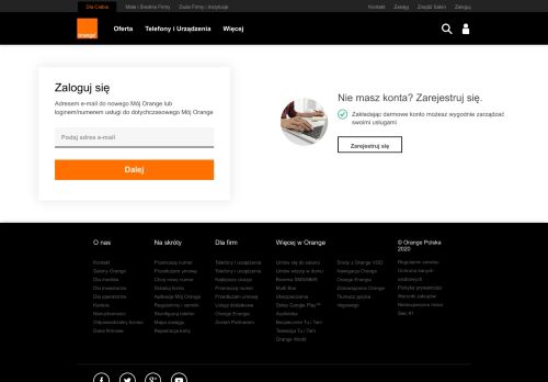 
                            1. Zaloguj się do Mój Orange | Orange Polska