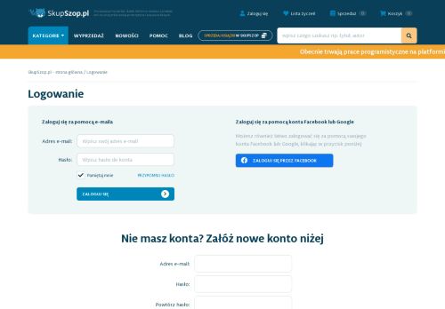 
                            7. Zaloguj się - SkupSzop.pl