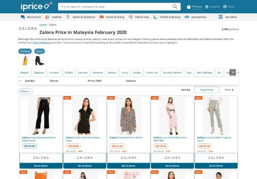 
                            13. Zalora Online Shopping | Zalora Malaysia Online - iPrice Malaysia