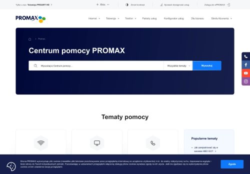 
                            5. Załóż konto w ePROMAX - PROMAX - telewizja, internet, telefon ...